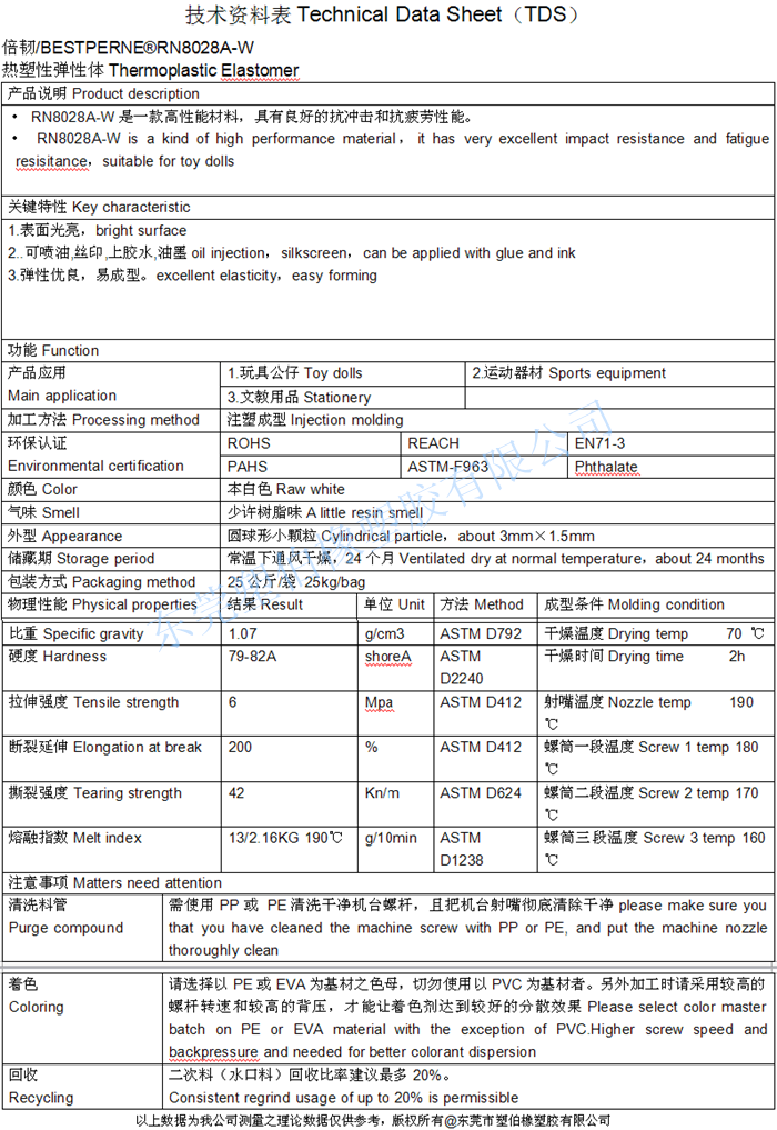 tpe橡皮擦料成型參數(shù)指導書 tpe橡皮擦料成型參數(shù)指導書